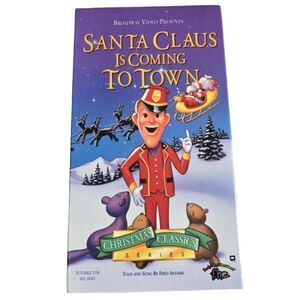 Santa Claus Is Comin’ to Town VHS (1993) – Vintage Rankin Bass Holiday Classic